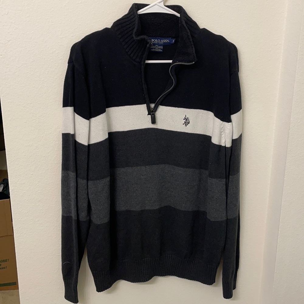 US POLO ASSN WARM W NECK FLEECE